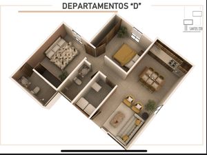 Departamentos de tres habitaciones en santos degollado