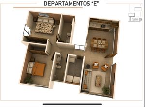 Departamentos de tres habitaciones en santos degollado