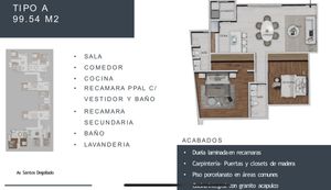 Departamentos de 2 habitaciones en santos Degollado