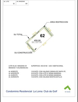 Terreno en venta en Club de golf La Loma