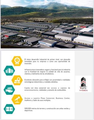 Terrenos Industriales en Venta 8.9ha cerca del Parque Industrial Queretaro GPS