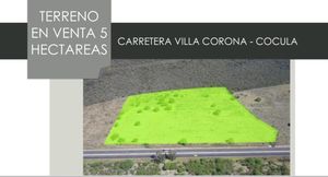 Terreno 5 hectareas  en villa Corona Cocula Jalisco