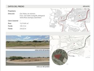 Terreno en Venta-San Isidro Juriquilla-1ra Sección-Juriquilla-Querétaro