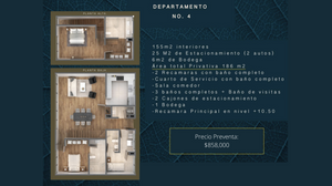 Venta departamento Polanco - dos niveles