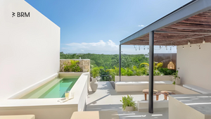 Penthouse de dos habitaciones en Aldea Zamá, Tulum.