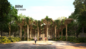 Lote residencial con acceso controlado, y áreas verdes, ubicado en Tulum.