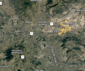 Vendo terreno de 800 Hectareas en Champantongo, Hidalgo