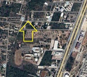 Terreno en venta poniente de Mérida.AAL