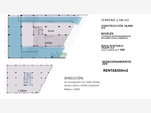 Oficina en Renta en Insurgentes Mixcoac Benito Juárez