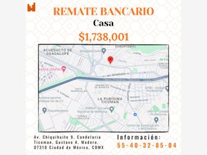 Casa en Venta en Candelaria Ticomán Gustavo A. Madero