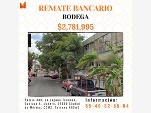 Bodega en Venta en La Laguna Ticoman Gustavo A. Madero