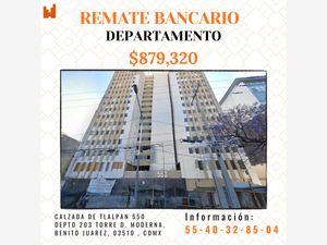 Departamento en Venta en Moderna Benito Juárez