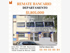 Departamento en Venta en Moctezuma 2a Sección Venustiano Carranza