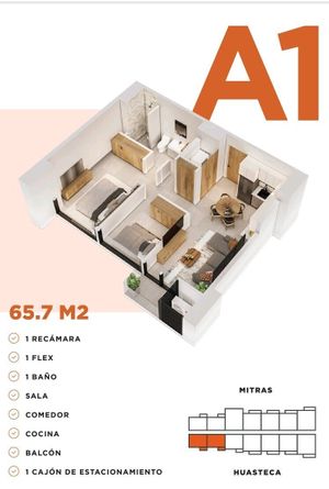 DEPARTAMENTO EN  PREVENTA SANTA CATARINA