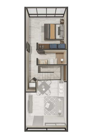 Departamento en Venta en Mérida, Dithéa, Temozón Norte ( modelo C)