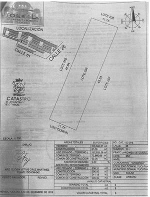 Terreno en Venta en Mérida, Privada Arborea, Conkal ( L.258)