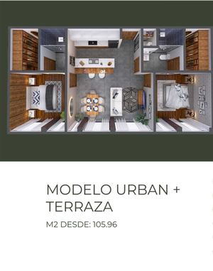 🏢 VENTURA LOFTS. MODELO * URBAN + TERRAZA.