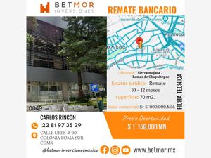 Departamento en Venta en Lomas de Chapultepec II Sección Miguel Hidalgo