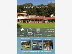 Finca/Rancho en Venta en San Antonio Albarranes Temascaltepec