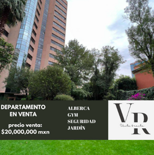 Departamento en venta de 3 recamaras, Sierra Candela, Lomas de Chapultepec