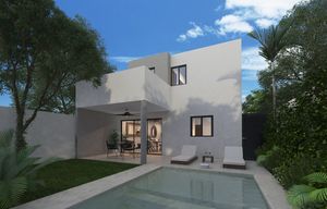 Casa en  PRE-VENTA con 3 Habitaciones y Alberca  Temozón Norte