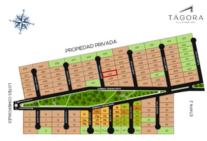 Terreno de 420 m2 en Privada Residencial Tágora Etapa 1 Lote 441 Conkal