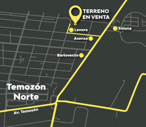 Terreno de 1000 m2 en VENTA en TEMOZÓN NORTE | ENTREGA INMEDIATA |