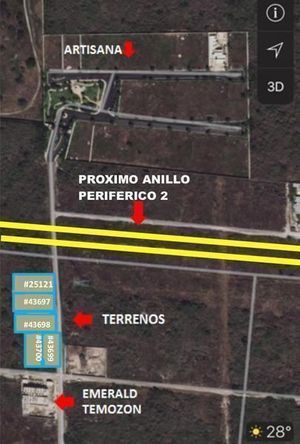 Terreno en Venta en Temozón Norte, cerca de Emerald