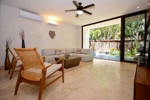 Town House 2 recámaras con terraza y alberca privada en Tulum,Qroo