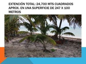 TERRENO EN VENTA EN RIVIERA MAYA FOLIO 2821 EN PUNTA ALLEN 24,700 M2 A $700 M.N.