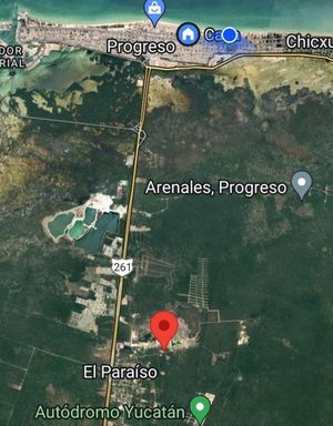 TERRENO EN PARAISO CARRETERA MERIDA A PROGRESO