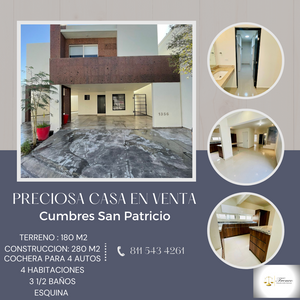 Casa en Venta Cumbres con Terreno Extra