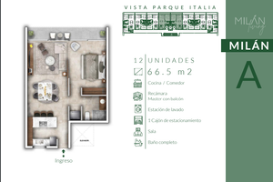 Departamentos en venta Torre Milan Providencia