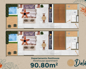 Departamentos en venta Dalai DK, Tulum