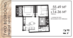 Departamentos en venta Torre Americana 27, Enrique   diaz de leon