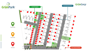 Lote en venta dentro de Parque industrial Grunpark los Mezquites