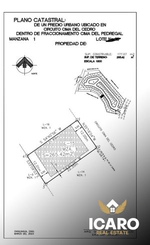 TERRENO EN VENTA EN CIMA DEL PEDREGAL