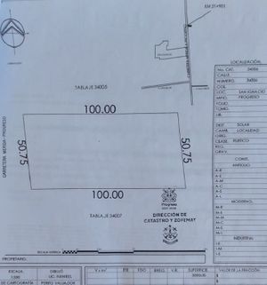 Terreno sobre carretera Mérida - Progreso