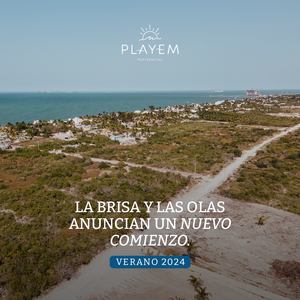 Terreno residencial en preventa en Chelem, Playem residencial verano 2024