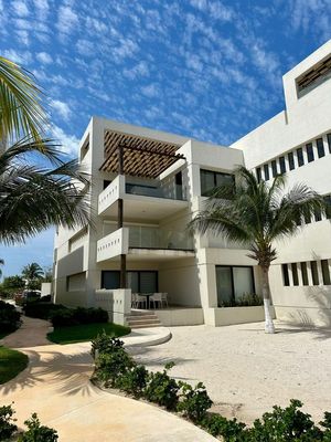 DEPARTAMENTO EN VENTA EN TELCHAC YUCATAN , FRENTE AL MAR , EQUIPADO Y AMUEBLADO