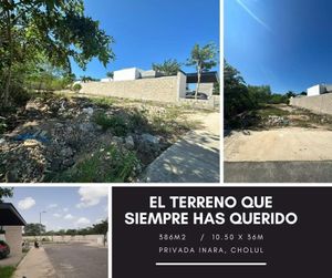 TERRENO EN CHOLUL, PRIVADA INARA, ENTREGA INMEDIATA