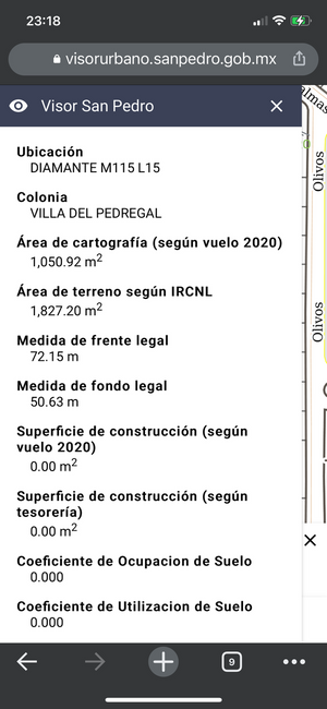 TERRENO EN VENTA, PEDREGAL DEL VALLE, SAN PEDRO GARZA GARCIA, N.L.