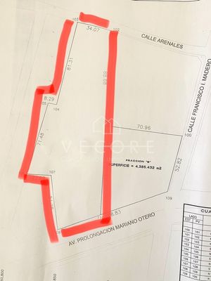 TERRENO EN VENTA EN PROL. MARIANO OTERO, ZAPOPAN, JALISCO