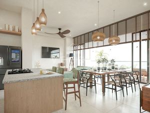 LOFT DE 2 NIVELES EN "KUXTAL", SANTA CLARA, YUCATAN