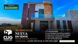 Casa totalmente nueva en Residencial Minas de Plata Guanajuato