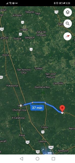 TERRENO A ORILLA DE CARRETERA EN DZITAS CERCA DE CHICHEN ITZA