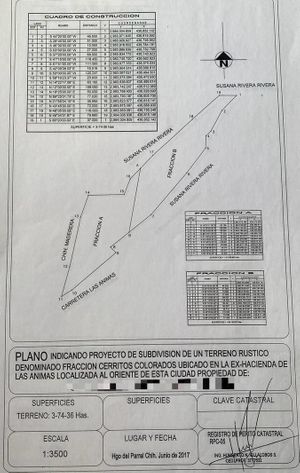 TERRENO EN SANTA ROSA EJIDO MACLOVIO HERRERA, PARRAL CHIHUAHUA