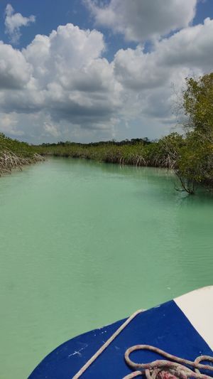 7400 MTs con 17 de frente de laguna, Estero de Chac, Laguna Bacalar