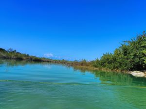 7400 MTs con 17 de frente de laguna, Estero de Chac, Laguna Bacalar