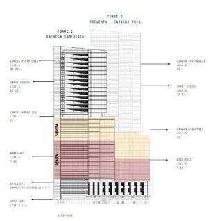 Oficina en PRE-VENTA en edificio de lujo de 102.52m2